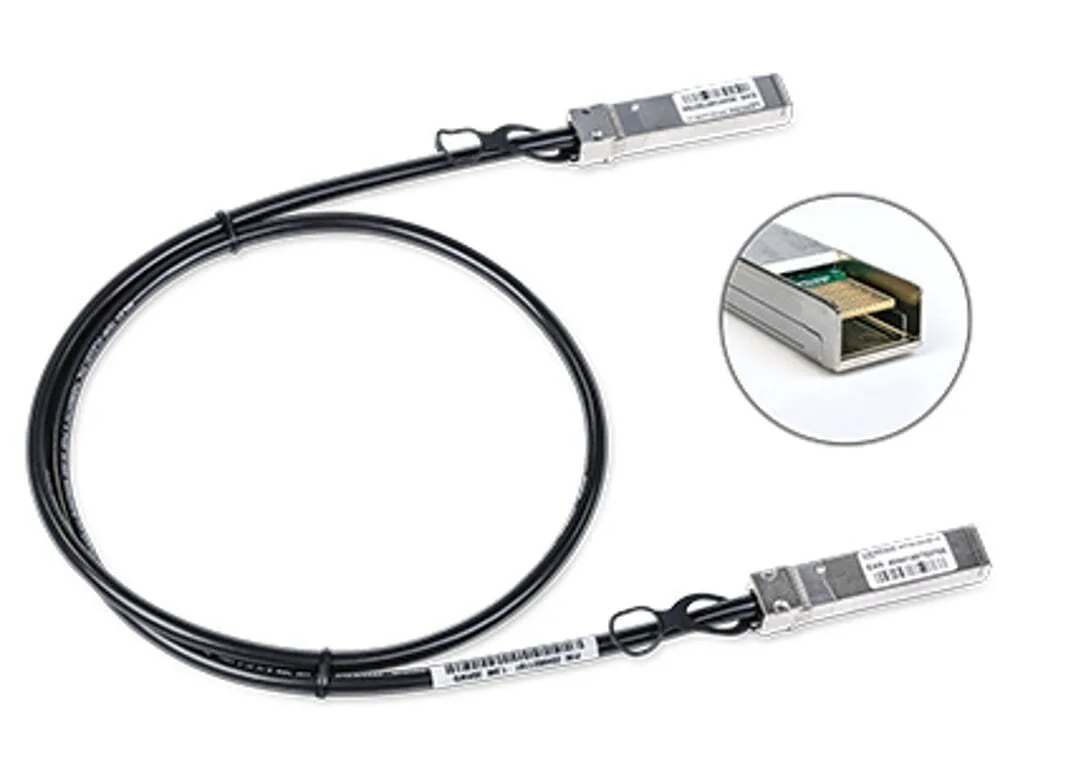 Lancom Καλώδιο Οπτικής Ίνας SFP+ 2.5m Μαύρο SFP-DD-DAC50-2.5m - Image 1