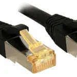 Lindy S/FTP Cat.7 (10Gbps) Καλώδιο Δικτύου Ethernet 1.5m Μαύρο 47308