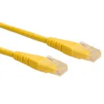 Roline U/UTP Cat.6 (Gigabit) Καλώδιο Δικτύου Ethernet 3m Κίτρινο 21.15.1552