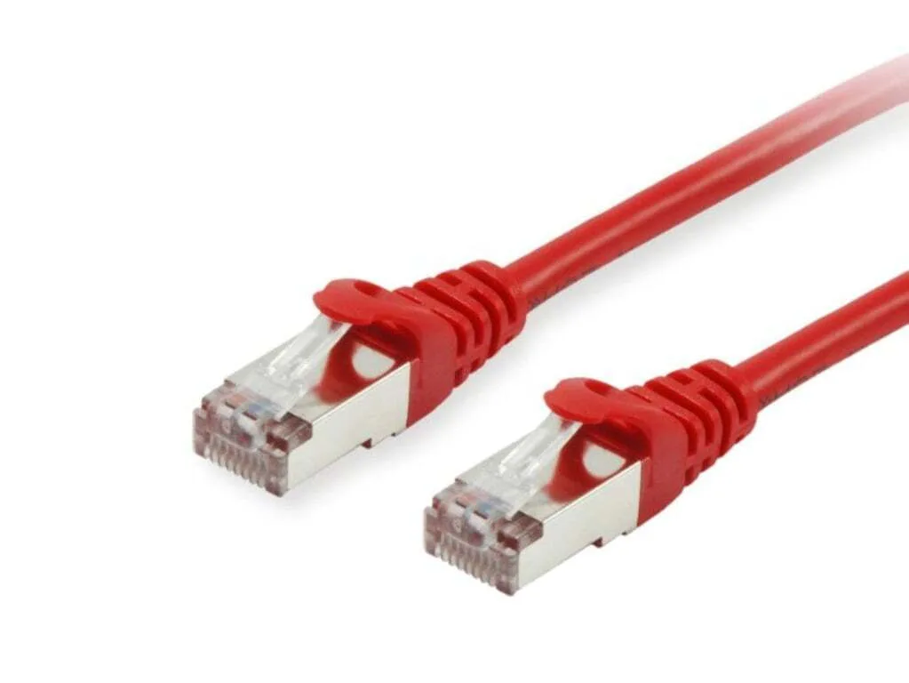 Equip S/FTP Cat.6 (Gigabit) Καλώδιο Δικτύου Ethernet 0.15m Κόκκινο 615521 - Image 1