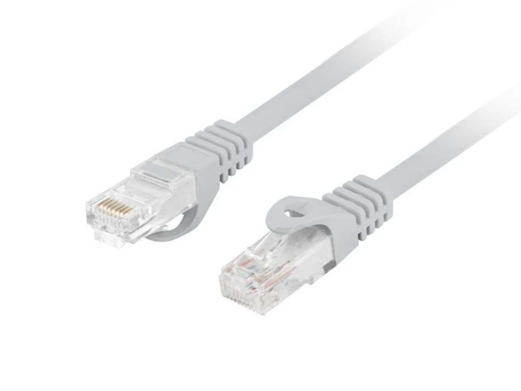 20251106115013_lanberg_u_utp_cat_6_kalodio_diktyou_ethernet_0_5m_gri_1tmch_pcu6_10cu_0050_s.jpeg Lanberg U/UTP Cat.6 (Gigabit) Καλώδιο Δικτύου Ethernet 0.5m Γκρι PCU6-10CU-0050-S - Image 1