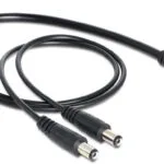 DeLock DC - DC Cable 0.5m Μαύρο 83286