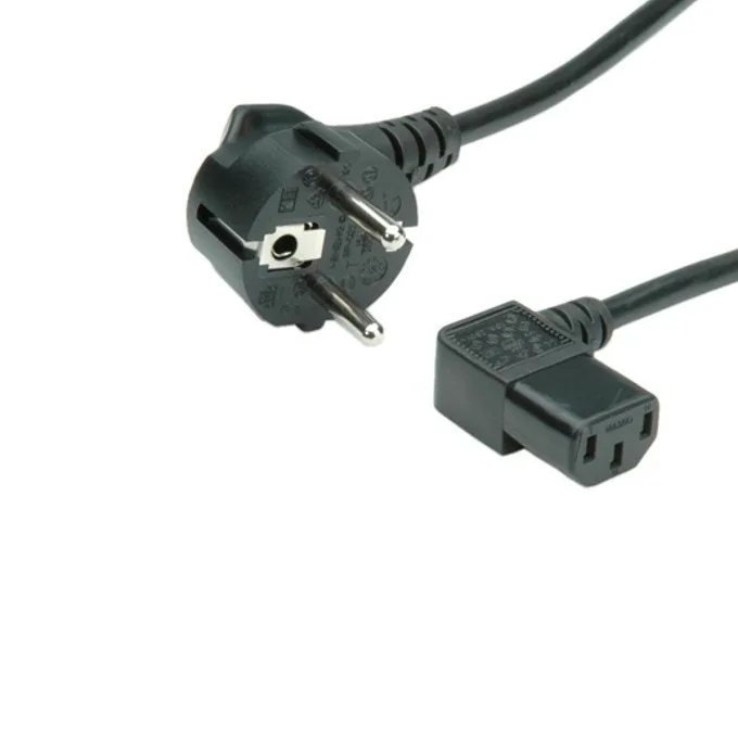 20251106124413_value_schuko_iec_c13_cable_1_8m_mayro_19_99_1118.jpeg Value Schuko - IEC C13 Cable 1.8m Μαύρο 19.99.1118 - Image 1