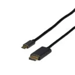 EFB USB 2.0 Cable USB-C male - DisplayPort Μαύρο 2m