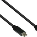 Good Connections Braided USB 3.1 Cable USB-C male - USB-C 100W PD Μαύρο 2m GC-M0115