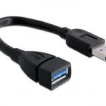 DeLock Μετατροπέας USB-A male σε USB-A female 1τμχ 82776