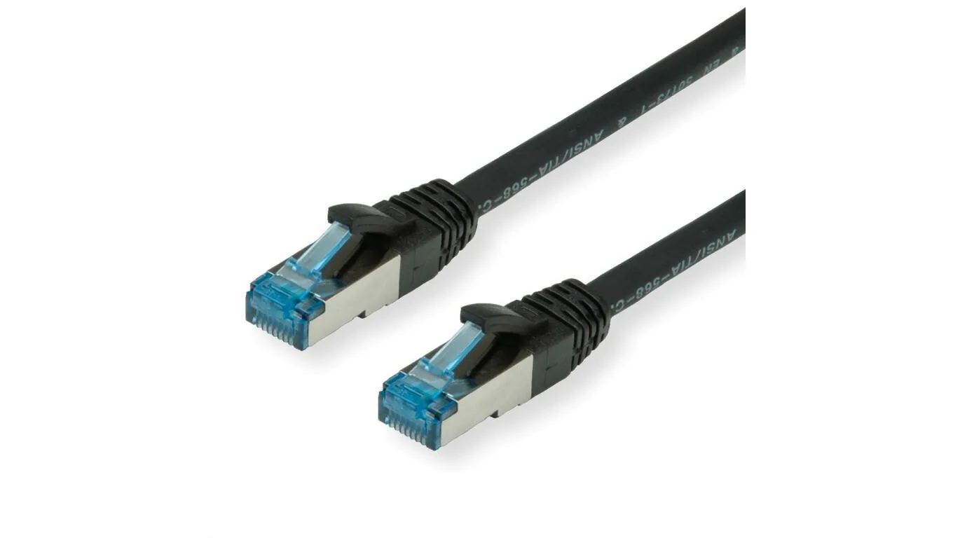 Value 5m S Ftp Cat.6a Networking Cable Black Cat6a S Ftp S-stp - Image 1