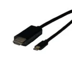EFB Cable HDMI male - USB-C male 2m Μαύρο