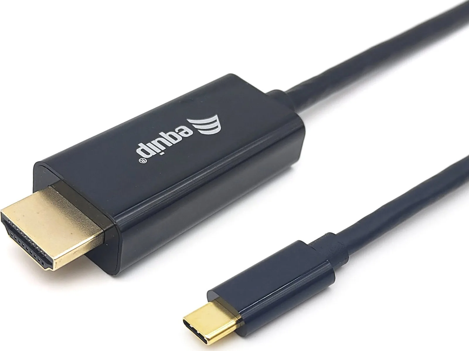 Equip HDMI 1.4 High Speed 1080p 120Hz Cable HDMI male - USB-C male 2m Μαύρο 133412 - Image 1