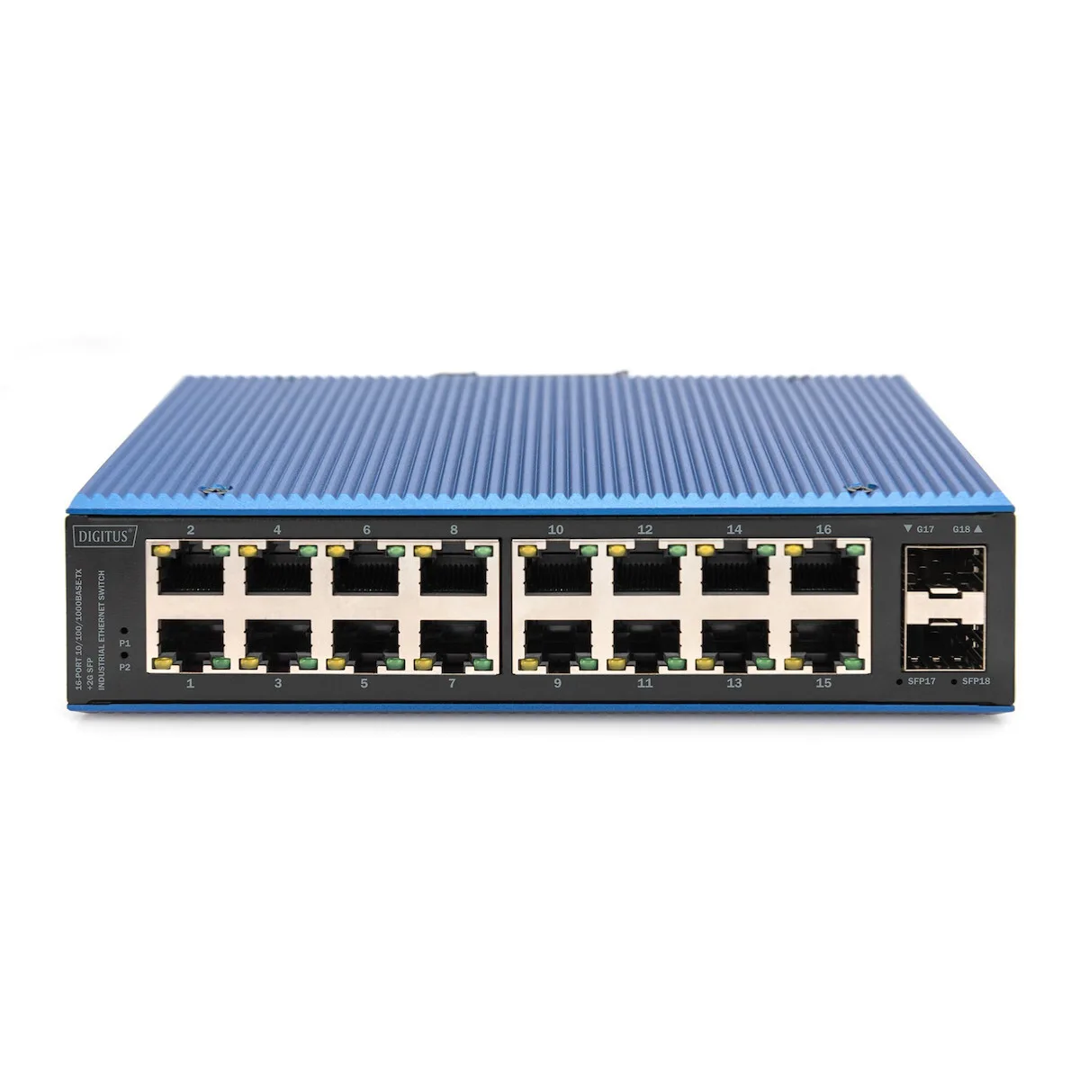 Digitus DN-651138 Unmanaged L2 Switch με 16 Θύρες Gigabit (1Gbps) Ethernet και 2 SFP Θύρες - Image 1
