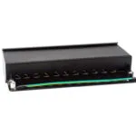 Equip Patch Panel για Rack 1U cat6a Μαύρο 326622