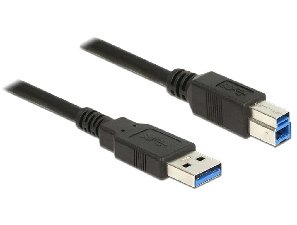 DeLock USB 3.0 Cable USB-A male - USB-B male 3m (85069) - Image 1