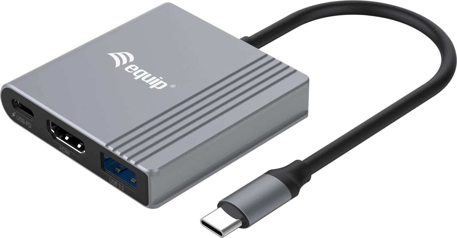 Equip USB-C Docking Station με HDMI 4K PD Γκρι (133488) - Image 1