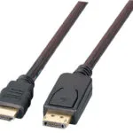 EFB Cable DisplayPort male - HDMI male 1m Μαύρο (K5561SW.1V2)