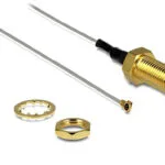 DeLock Καλώδιο Ομοαξονικό RP-SMA Male - MHF 4 Male 0.2m Μαύρο (88815)