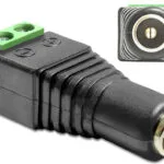DeLock Βύσμα DC female Μαύρο 65421