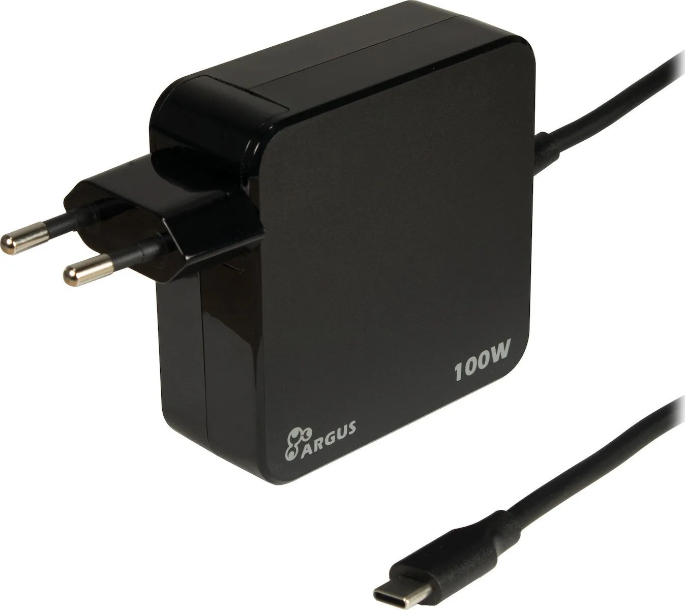 20251106161323_inter_tech_fortistis_me_ensomatomeno_kalodio_usb_c_100w_power_delivery_mayros_pd_2100.jpeg Inter-Tech Φορτιστής με Ενσωματωμένο Καλώδιο USB-C 100W Power Delivery Μαύρος (PD-2100) - Image 1