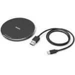 HAMA Ασύρματος Φορτιστής (Qi Pad) 10W Quick Charge 3.0 Μαύρος (QI-FC10)