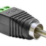 DeLock Adapter RCA male to Terminal Block 2 pin (65417)