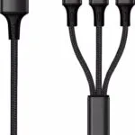 2GO Regular USB to Lightning / Type-C / micro USB Cable Μαύρο 3m (797154)