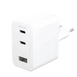 Empower by PanzerGlass Φορτιστής Χωρίς Καλώδιο με Θύρα USB-A και 2 Θύρες USB-C 70W Power Delivery Λευκός (Empower)