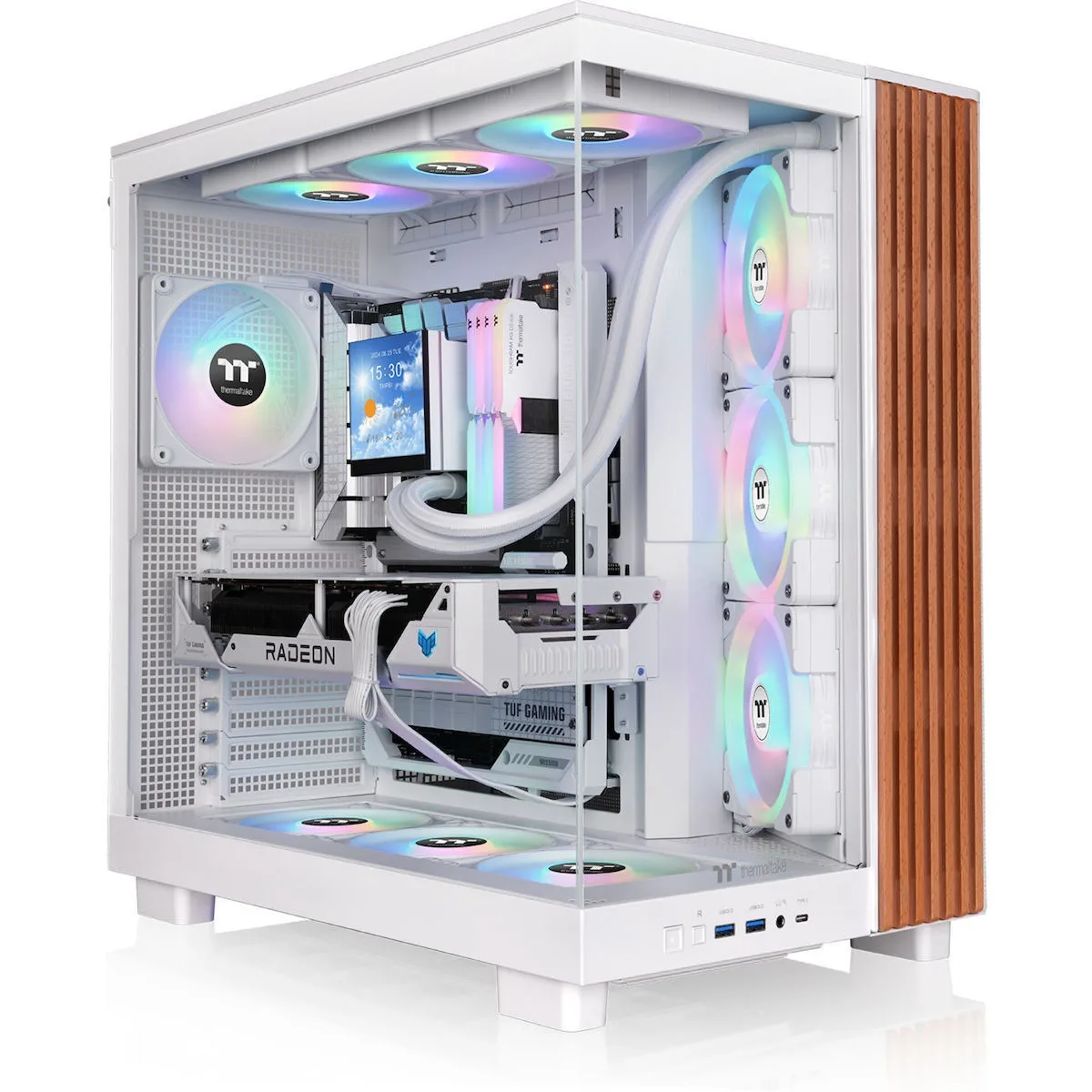 20251107100620_thermaltake_view_380_xl_ws_argb_gaming_midi_tower_kouti_ypologisti_me_plaino_parathyro_snow.jpeg Thermaltake View 380 XL WS ARGB Gaming Midi Tower Κουτί Υπολογιστή με Πλαϊνό Παράθυρο Snow - Image 1