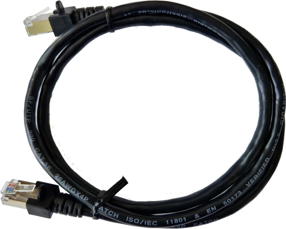 EFB SF/UTP Cat.5e (Gigabit) Καλώδιο Δικτύου Ethernet 5m Μαύρο K5456.5 - Image 1