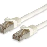 Equip S/FTP Cat.6a (Gigabit) Καλώδιο Δικτύου Ethernet 15m Λευκό 605718