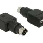 DeLock Μετατροπέας PS/2 male σε USB-A female 1τμχ 65898