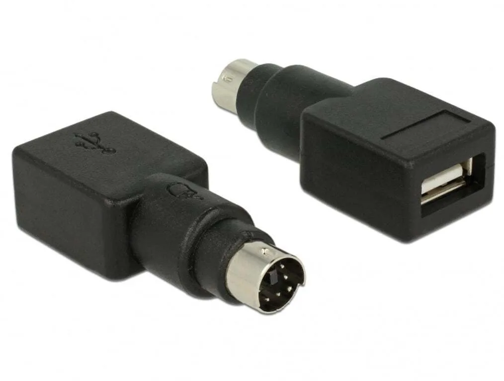 20251110105835_delock_metatropeas_ps_2_male_se_usb_a_female_65898.jpeg DeLock Μετατροπέας PS/2 male σε USB-A female 1τμχ 65898 - Image 1
