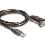 DeLock Καλώδιο RS232 9-pin male σε USB-A 1.5m (62646) 1τμχ