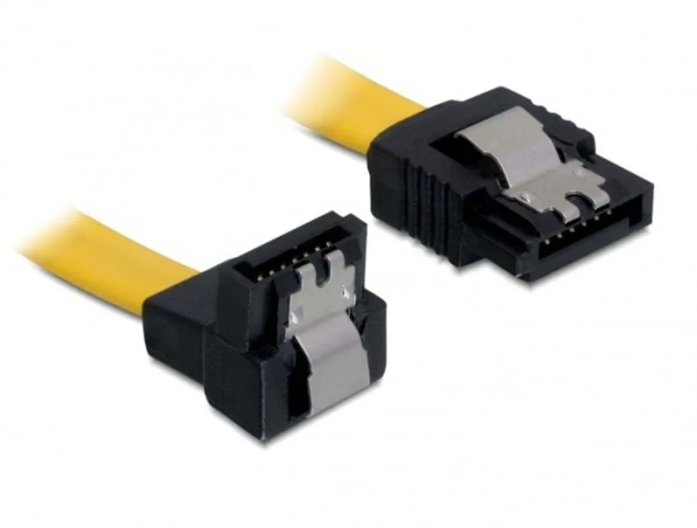 20251110110911_delock_7_pin_sata_iii_7_pin_sata_iii_cable_0_7m_angle_90_kitrino_82814.jpeg DeLock 7-Pin SATA III - 7-Pin SATA III Cable 0.7m Angle (90°) Κίτρινο (82814) - Image 1