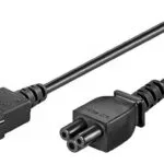 Microconnect Power Cord C5 C14 1m Black H05vv-f3x0.75mm2 Cu Female-male