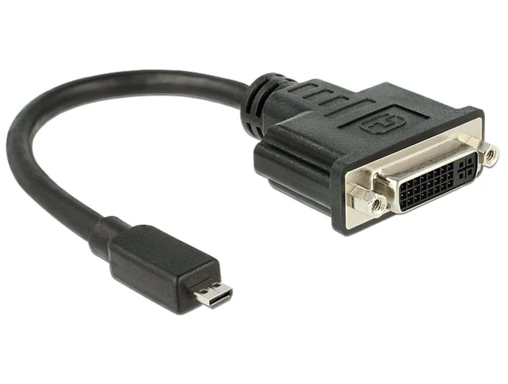DeLock Μετατροπέας micro HDMI male σε DVI-D female 1τμχ 65563 - Image 1