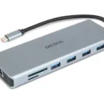 Dicota USB-C Docking Station με HDMI 4K PD Ethernet Ασημί (D32065)