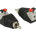 DeLock Βύσμα RCA male Μαύρο 65566