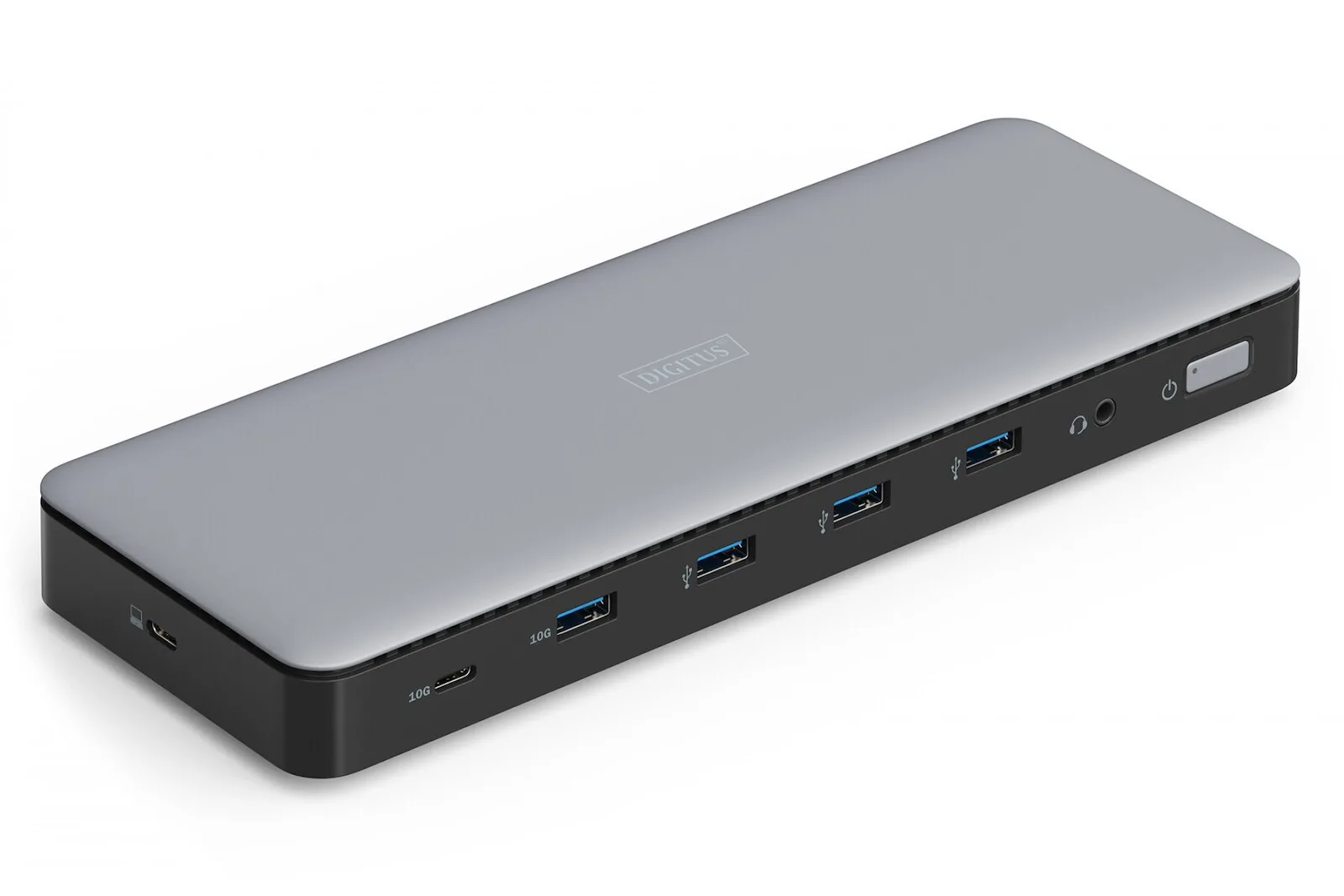Digitus USB-C Docking Station με HDMI/DisplayPort 4K PD Ethernet και σύνδεση 3 Οθονών Γκρι (DA-70918) - Image 1