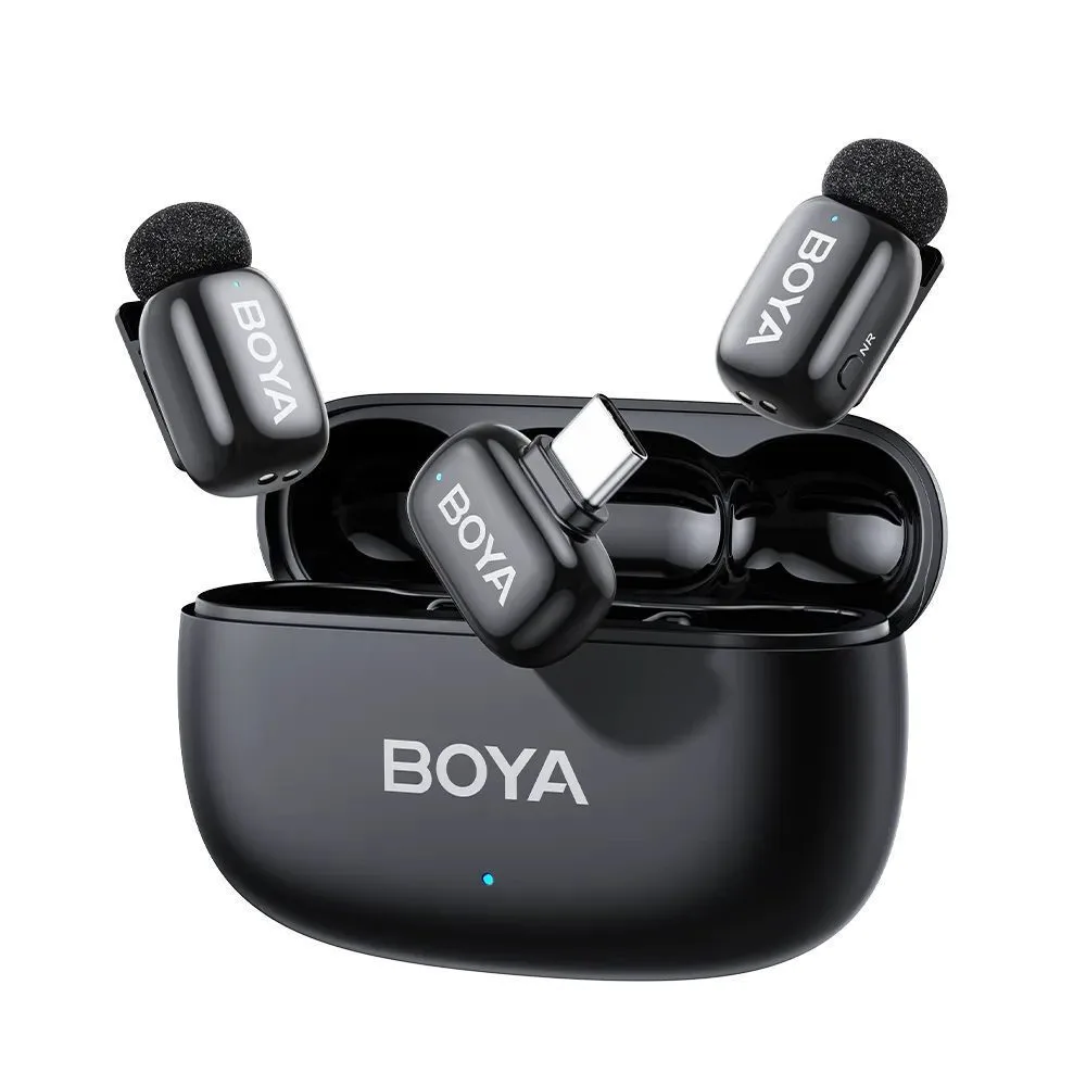 Boya mini 2 Type-C Σετ Ασύρματο Δυναμικό Μικρόφωνο Πέτου, Clip On Δημοσιογραφικό - Image 1