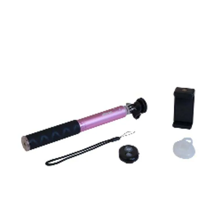 20251111164045_39b5836b.jpeg Ultron Alu 80 Selfie Stick με Bluetooth / Τηλεχειριστήριο Ροζ 172220 - Image 1