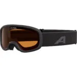 Alpina Piney 2.0 A7318431 Μάσκα Σκι & Snowboard Ενηλίκων Μαύρη με Φακό σε Μαύρο Χρώμα