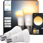 Philips Smart Λάμπες LED 8.1W για Ντουί E27 και Σχήμα A60 Θερμό Λευκό 1100lm Dimmable 2τμχ 929003854902