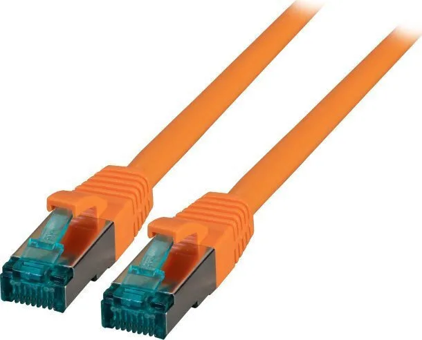 EFB S/FTP Cat.6a (Gigabit) Καλώδιο Δικτύου Ethernet 7.5m Πορτοκαλί MK6001.7,5O - Image 1