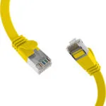 EFB Flat U/FTP (STP) Cat.6a (Gigabit) Καλώδιο Δικτύου Ethernet 0.15m Κίτρινο K5545GE.0,15