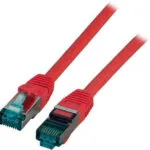 EFB S/FTP Cat.6a (Gigabit) Καλώδιο Δικτύου Ethernet 10m Κόκκινο MK6001.10R