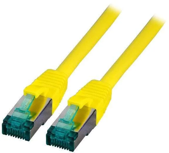 EFB S/FTP Cat.6a (Gigabit) Καλώδιο Δικτύου Ethernet 7.5m Κίτρινο MK6001.7,5Y - Image 1