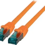 EFB S/FTP Cat.6a (Gigabit) Καλώδιο Δικτύου Ethernet 25m Πορτοκαλί MK6001.25O
