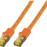 EFB S/FTP Cat.6a (Gigabit) Καλώδιο Δικτύου Ethernet 25m Πορτοκαλί MK7001.25O