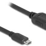 Delock 81518 Usb Cable Usb 2.0 1 M Micro-usb B Usb A Black