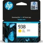 HP 938 Γνήσιο Μελάνι Εκτυπωτή InkJet Κίτρινο (4S6X7PE)