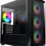 Montech X5M Gaming Mini Tower Κουτί Υπολογιστή με Πλαϊνό Παράθυρο και ARGB Φωτισμό Μαύρο